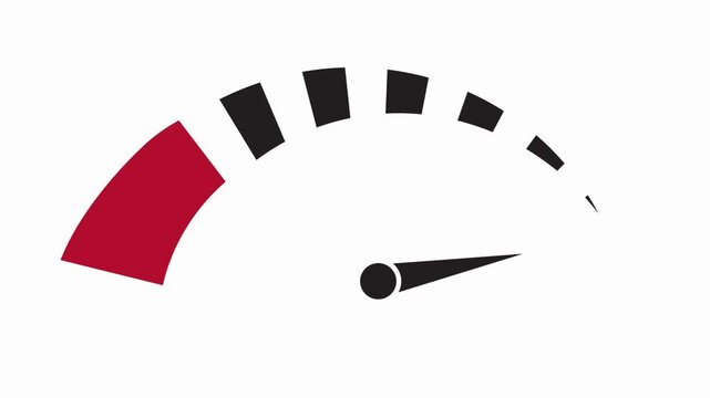 speedometer  icon animation  simple flat