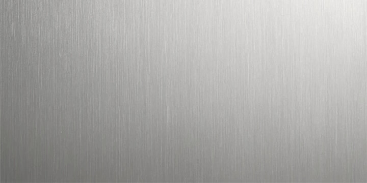 Brushed metal texture of stainless steel aluminum alloy surface with silver reflection and metallic pattern background