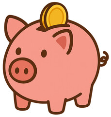 Piggy Bank Illustration