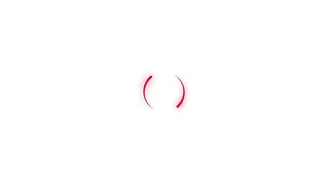 minimal circular rotating play button ui motion.