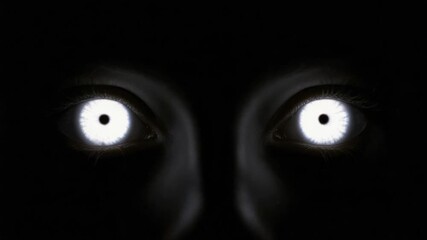 Captivating Glare Multiple Eyes Staring Out from the Darkness