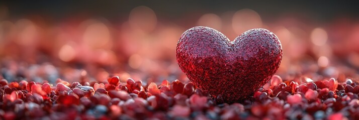 Heart-shaped pattern