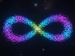 Abstract digital art with vibrant visual expressions