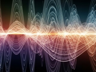 Abstract digital art with vibrant visual expressions