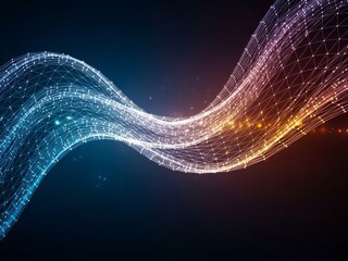 Abstract digital art with vibrant visual expressions