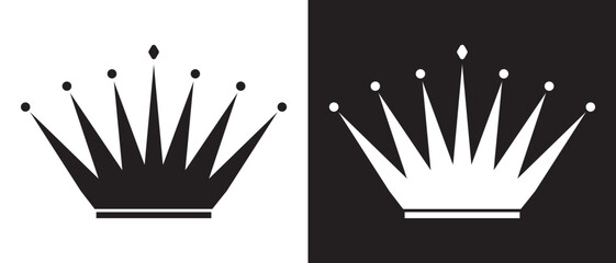 Crown icon set, collection of  vector crown design. modern and abstract crown symbol.