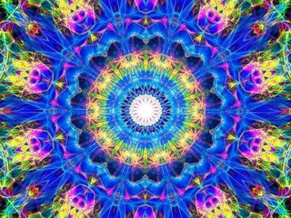 Abstract digital art with vibrant visual expressions