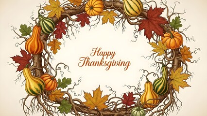 autumn frame with leaves