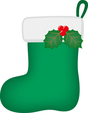 クリスマスソックスのイラスト013