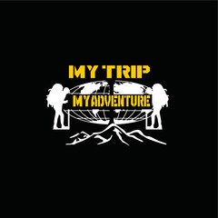Fototapeta premium my trip my adventure 13.eps