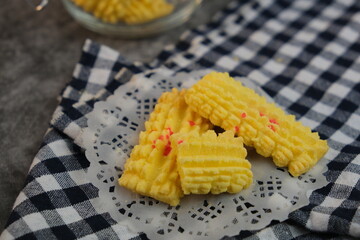 multiple Popular cookies in during celebration Christmas or eid  on white isolated background including chocolate chips