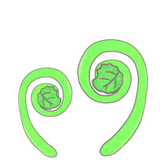 R:もっとメルヘンな野菜☆ぜんまい③