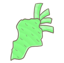 R:もっとメルヘンな野菜 わさび ①