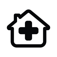 Obraz premium Medical house symbol