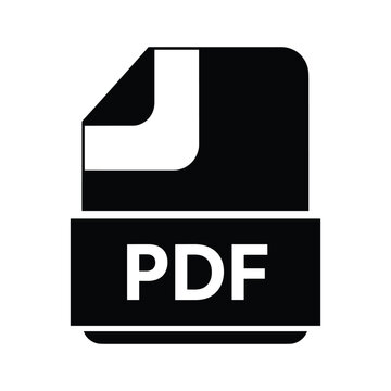 Pdf file icon graphic design element