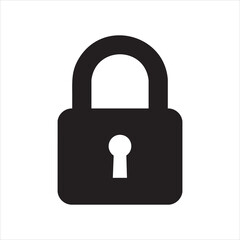 lock icon vector illustration