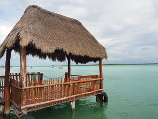 Laguna Bacalar in Mexico メキシコのバカラル湖