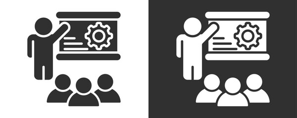 Workshop Icon Set Vector Collection Isolated In Black And White