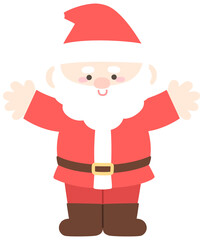 Christmas Santa character illustration