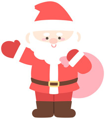 Christmas Santa character illustration