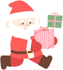 Christmas Santa character illustration