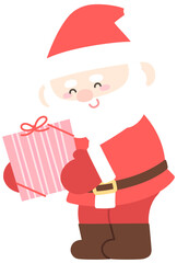 Christmas Santa character illustration