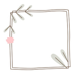 Square Corner Branch Frame