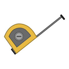 Illustration sticker measure meter for school equipment and teaching and learning