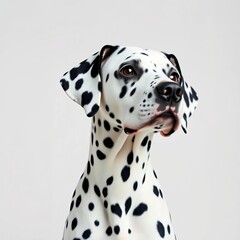 Dalmatian with iconic spots, clean and elegant breed,  purebred,  furry