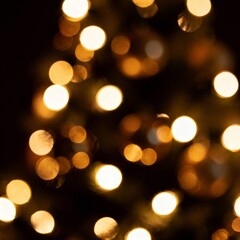 Christmas Bokeh Lights Background