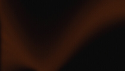 Elegant abstract black, brown soft gradation background with noise.