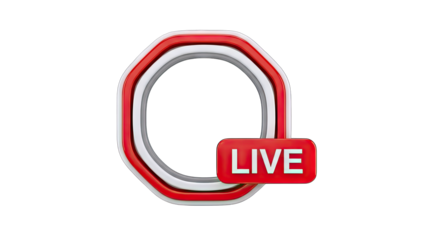 Live Stream Icon - Broadcasting Online