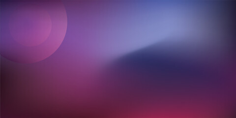 Fototapeta premium Abstract background with blurred purple and blue bokeh lights.