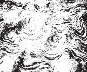 Abstract black and white wood grain texture background with swirling patterns