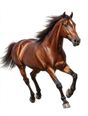 Obraz premium Chinese Year of the Horse Concept Illustration