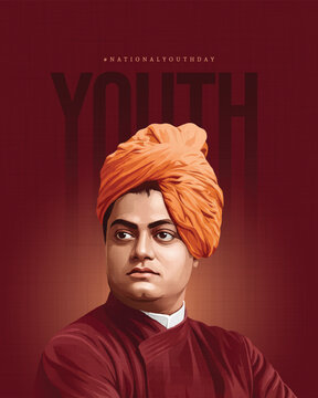 National Youth Day Design for Banners, Flyers, and Digital Post