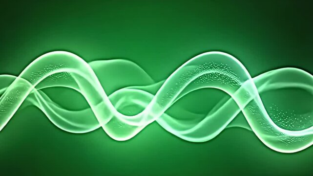 Explode magnetic force line currents ripple smoothly across a fresh green background, forming glowing patterns that simulate magnetic resonance with elegant fluidity.