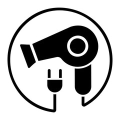 beauty salon Solid icon