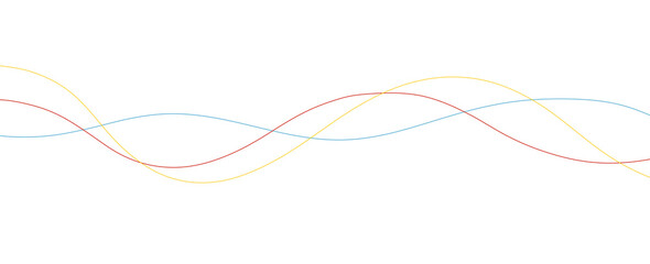 abstract colorful wave lines background