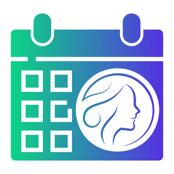 beauty salon Gradient icon