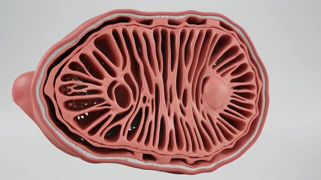 Realistic Anatomical Wax Model of the Human Jejunum Cross-Section