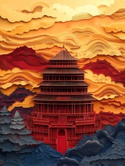 Background of Traditional Chinese Festival Themes