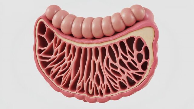 Realistic Anatomical Wax Model of the Human Jejunum Cross-Section