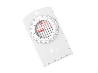 Orienteering compass