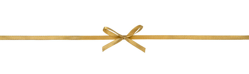 Gold Luxury Festive Gift Ribbon Bow Decoration