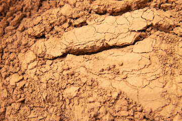 Obraz premium dry cracked earth