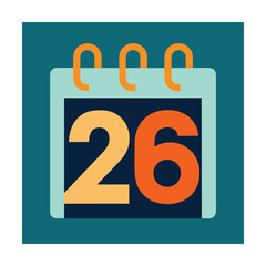 January Calendar Layout Design