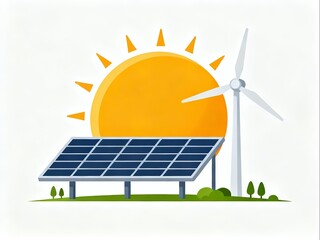 Renewable energy Solar and wind