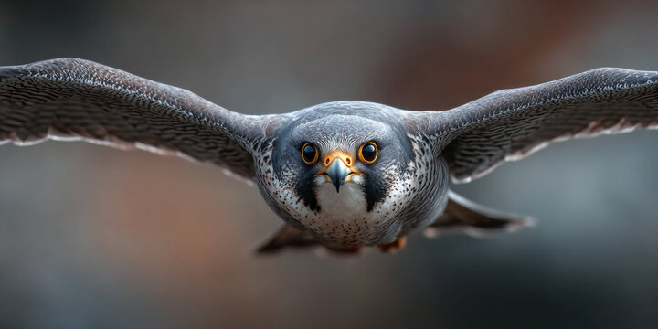 A powerful comic book universe costumed hero in flight with detailed feather texture and intense gaze