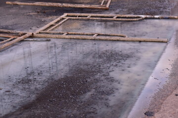 Steel Scaffolding, Construction Scaffolding Metal Framework Industrial Structure Building Site